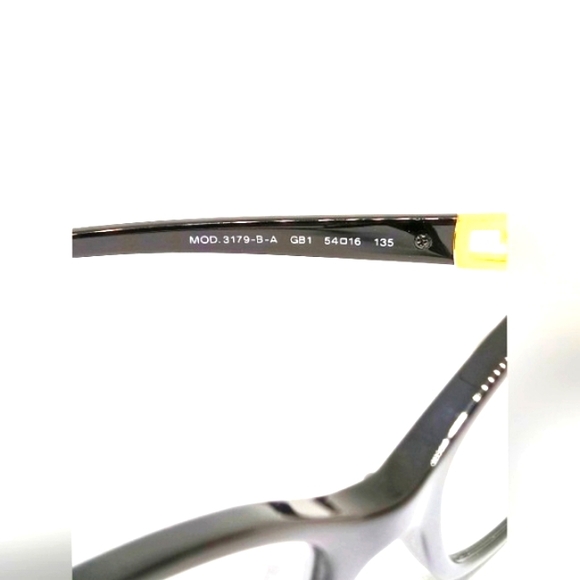 VERSACE "3179-B-A" EYEGLASSES WITH DEMO LENS: - Picture 10 of 16